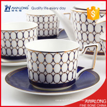 Blue Triumphal Arch Design Coffee and Tea Sets / Splendid Afternoon Coffee Set